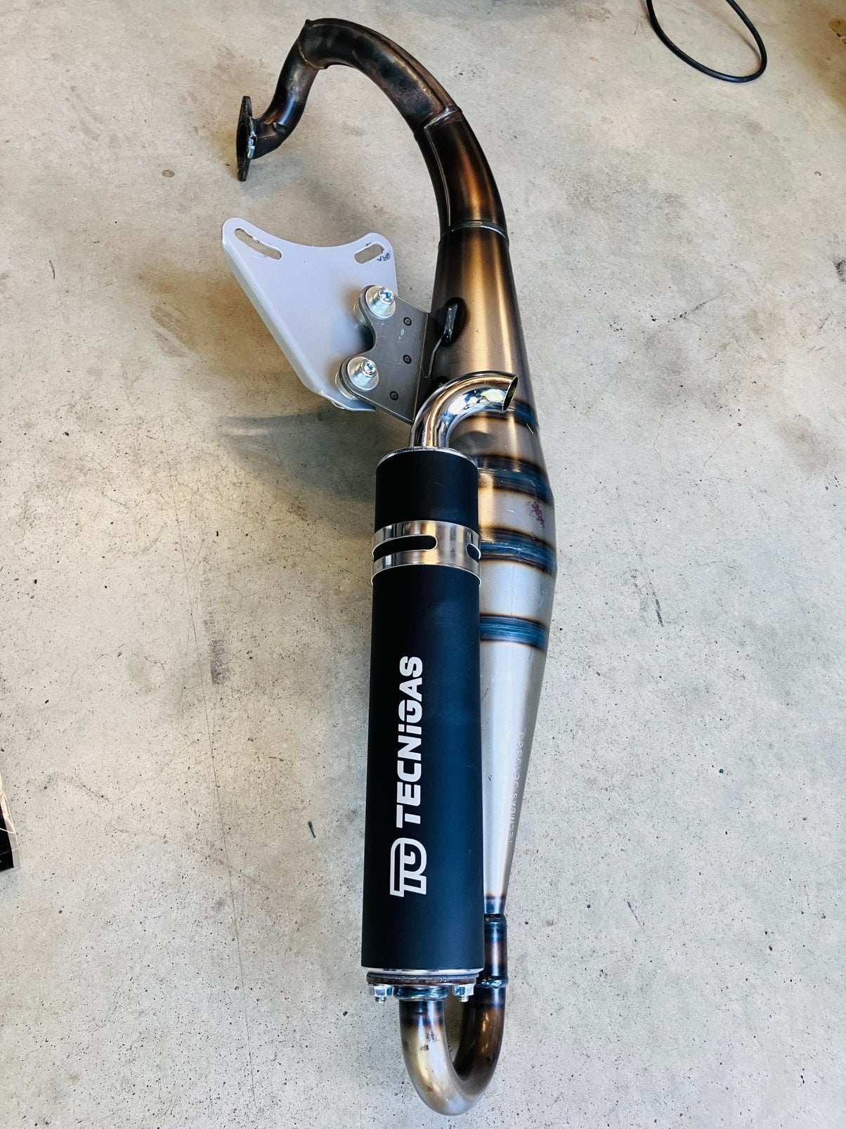 Yamaha Aerox YQ100 Tencnigas RS2 terugloopuitlaat, Ophalen, Zo goed als nieuw, Uitlaat