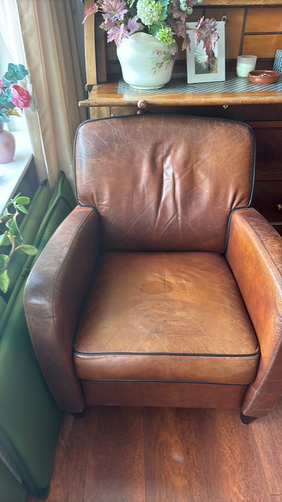 Fauteuile, Huis en Inrichting, Fauteuils, Ophalen, Zo goed als nieuw, 75 tot 100 cm, 50 tot 75 cm