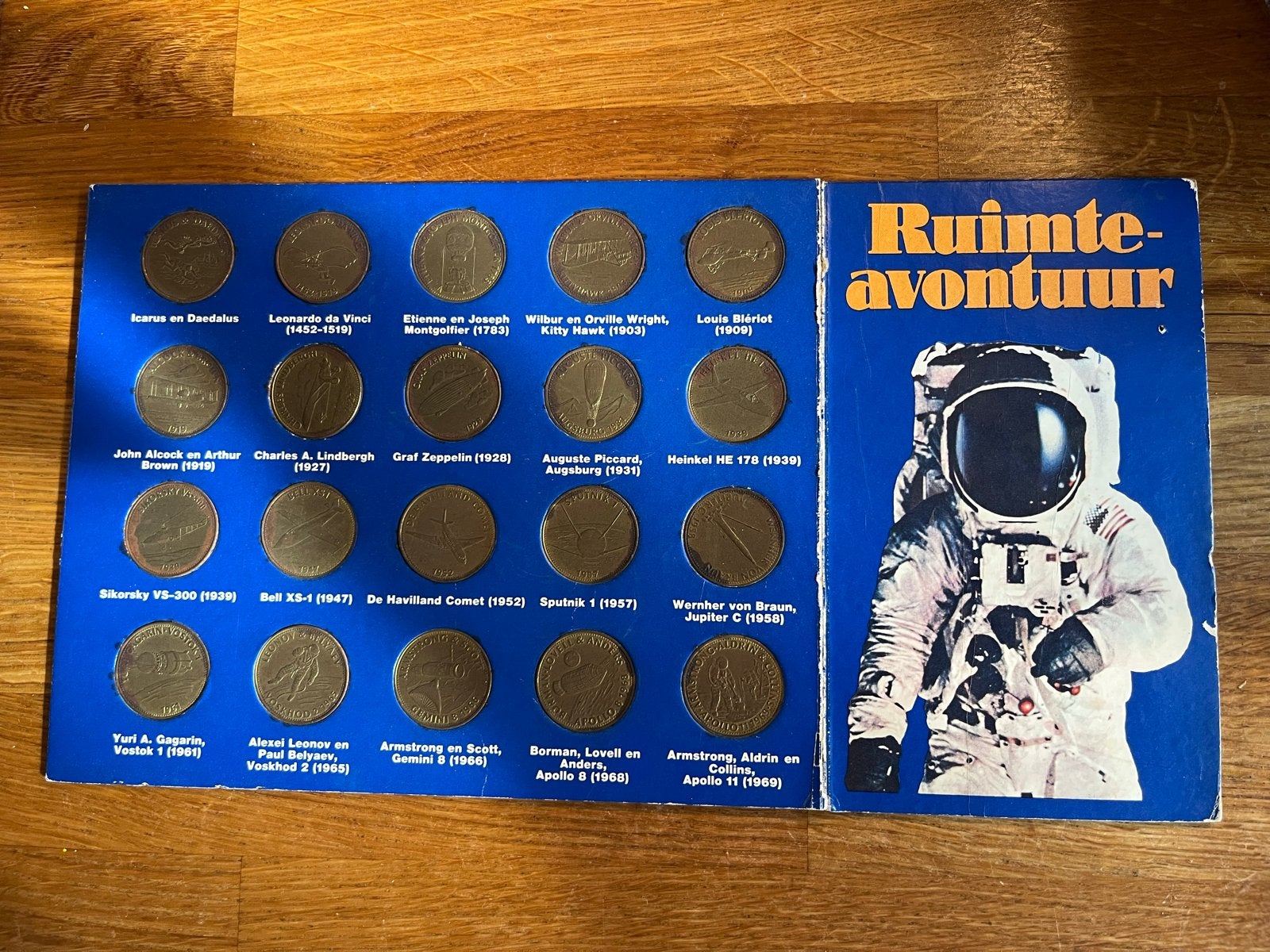 Ruimte-avontuur muntenverzameling van Shell, Postzegels en Munten, Ophalen of Verzenden, Buitenland, Munten