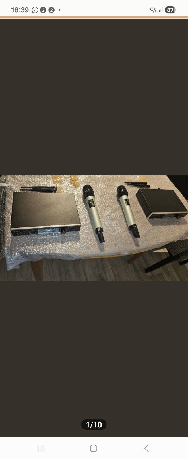 Sennheiser speechline digital wrilles, Ophalen, Zo goed als nieuw, Zangmicrofoon, Draadloos