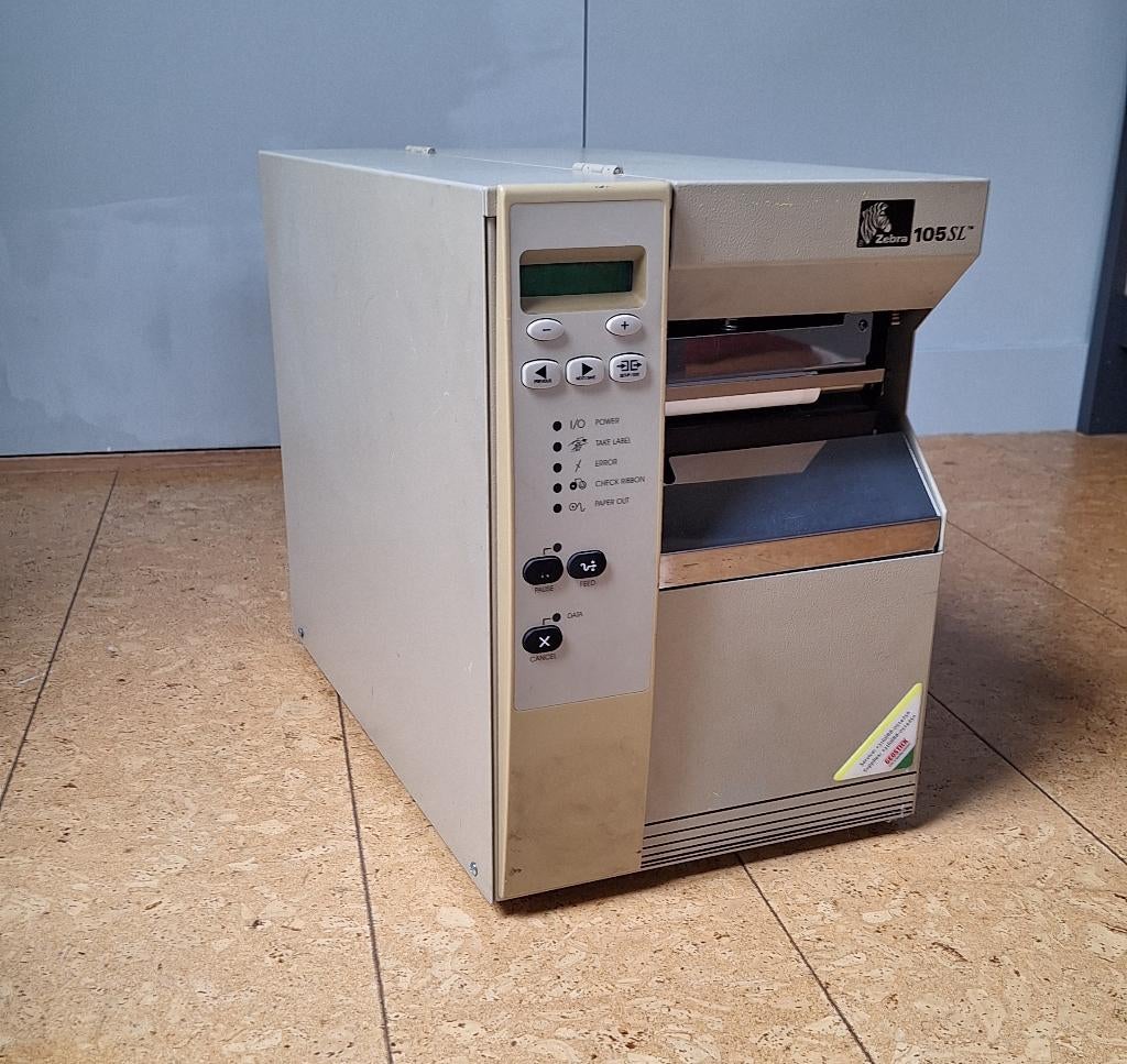 Zebra 105SL labelprinter, Computers en Software, Labelprinters, Ophalen, Gebruikt, Etiket, Zebra
