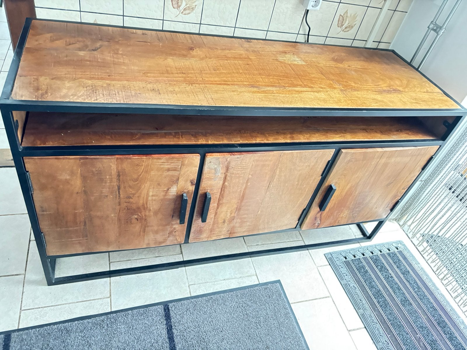 Industieel kast 160  breed, Ophalen, Gebruikt, 25 tot 50 cm, 150 tot 200 cm