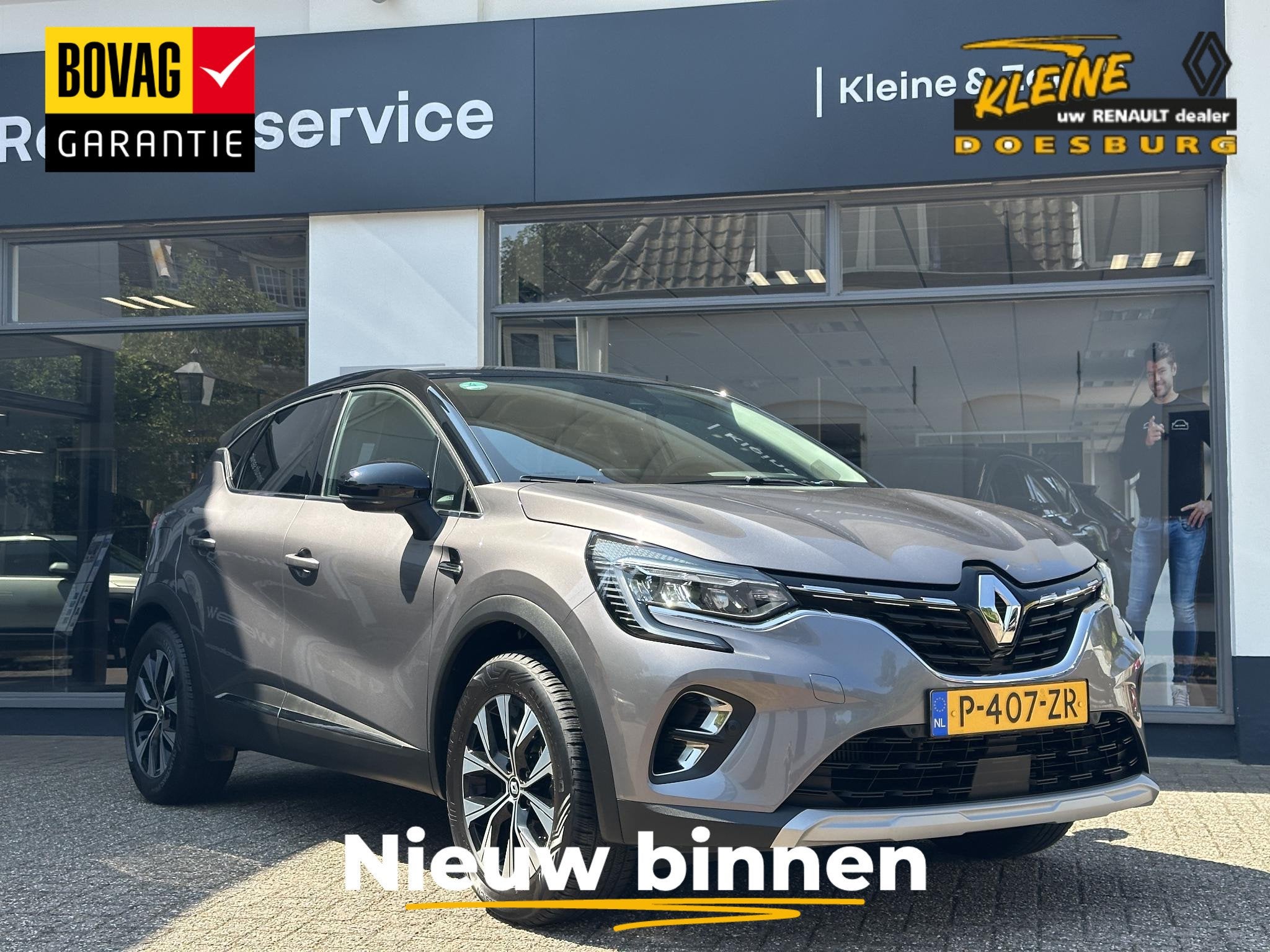 Renault Captur 1.0 TCe 90 Intens | Camera en Parkeersensoren, Auto's, Renault, Voorwielaandrijving, Gebruikt, Euro 6, Leder en Stof