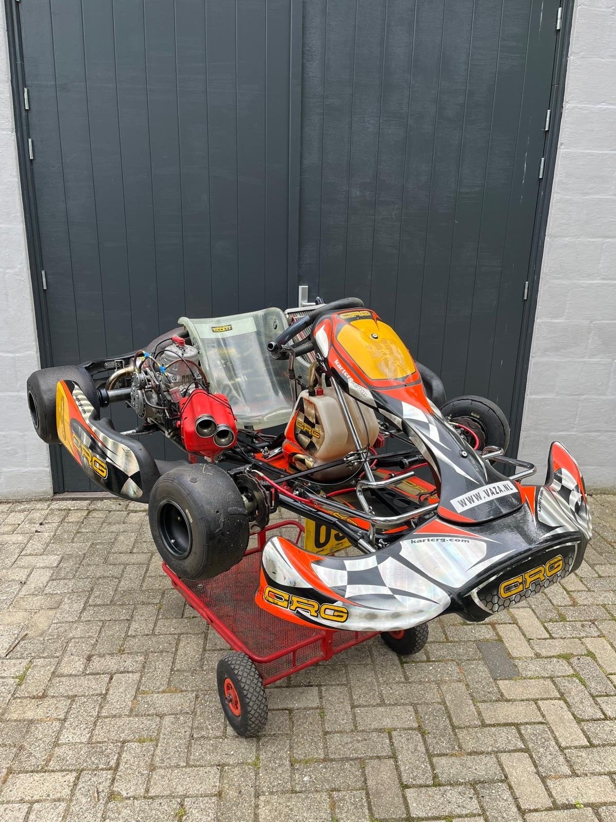 CRG Schakel Kart met TM KZ10B motor - Klaar voor de race!, Ophalen, Gebruikt, Kart