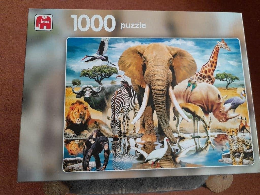 Jumbo legpuzzel 1000 stukjes, Ophalen of Verzenden, 500 t/m 1500 stukjes, Zo goed als nieuw