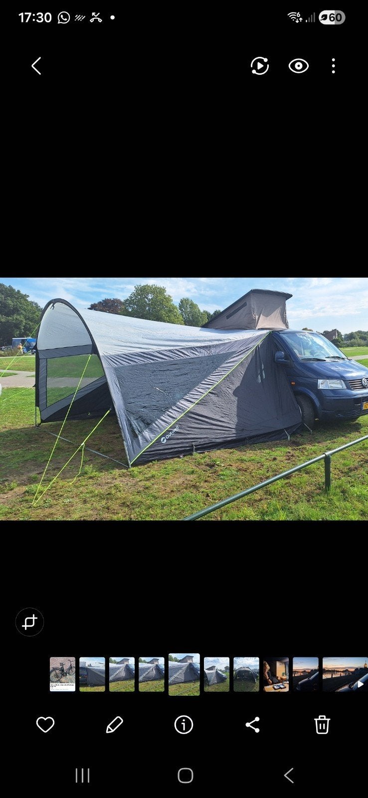 Outwell bustent - Ideaal voor campers en busjes, Ophalen