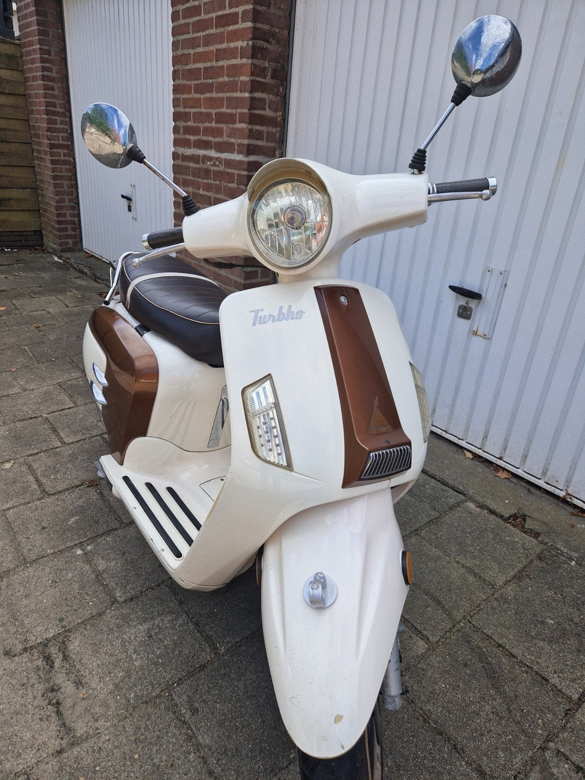 leuke retro scooter Turbho bellissimo op geel kenteken, Ophalen, Overige merken