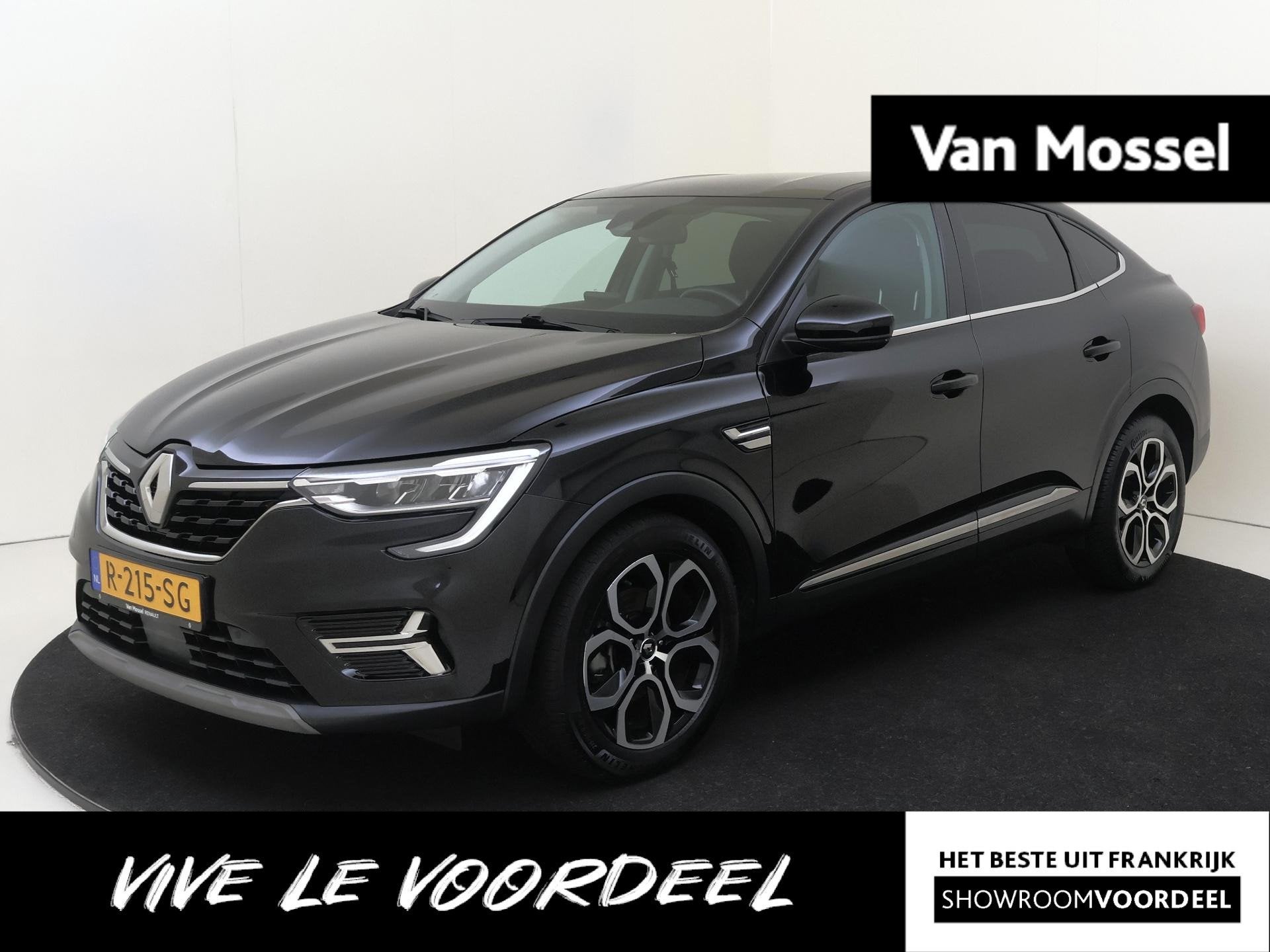 Renault Arkana 1.6 E-Tech Intens 145PK | Navigatie | Apple &, Auto's, Gebruikt, Euro 6, Zwart, Origineel Nederlands