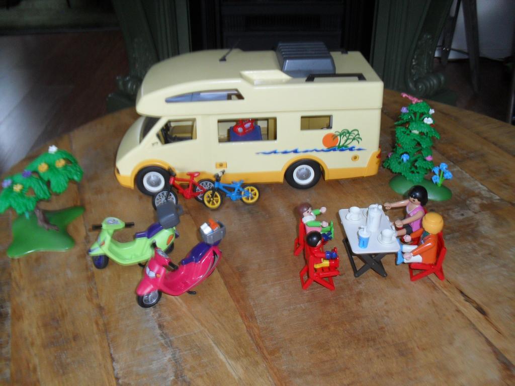 Playmobil camper setje no 48, Ophalen of Verzenden, Zo goed als nieuw, Los playmobil