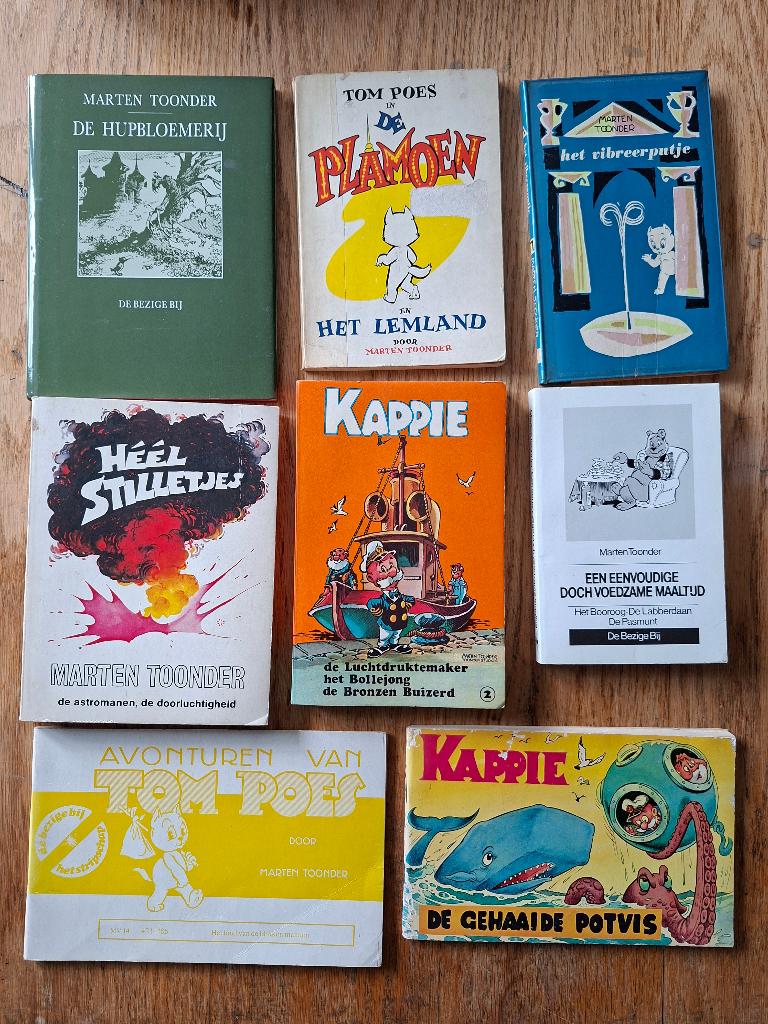 Tom Poes Bommel Toonder 4x diversen, ook los te koop of ruil, Gelezen, Marten Toonder, Ophalen of Verzenden, Meerdere stripboeken