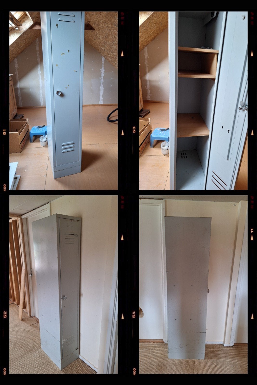 2 metalen lockers, 180 cm hoog, Ophalen, Gebruikt