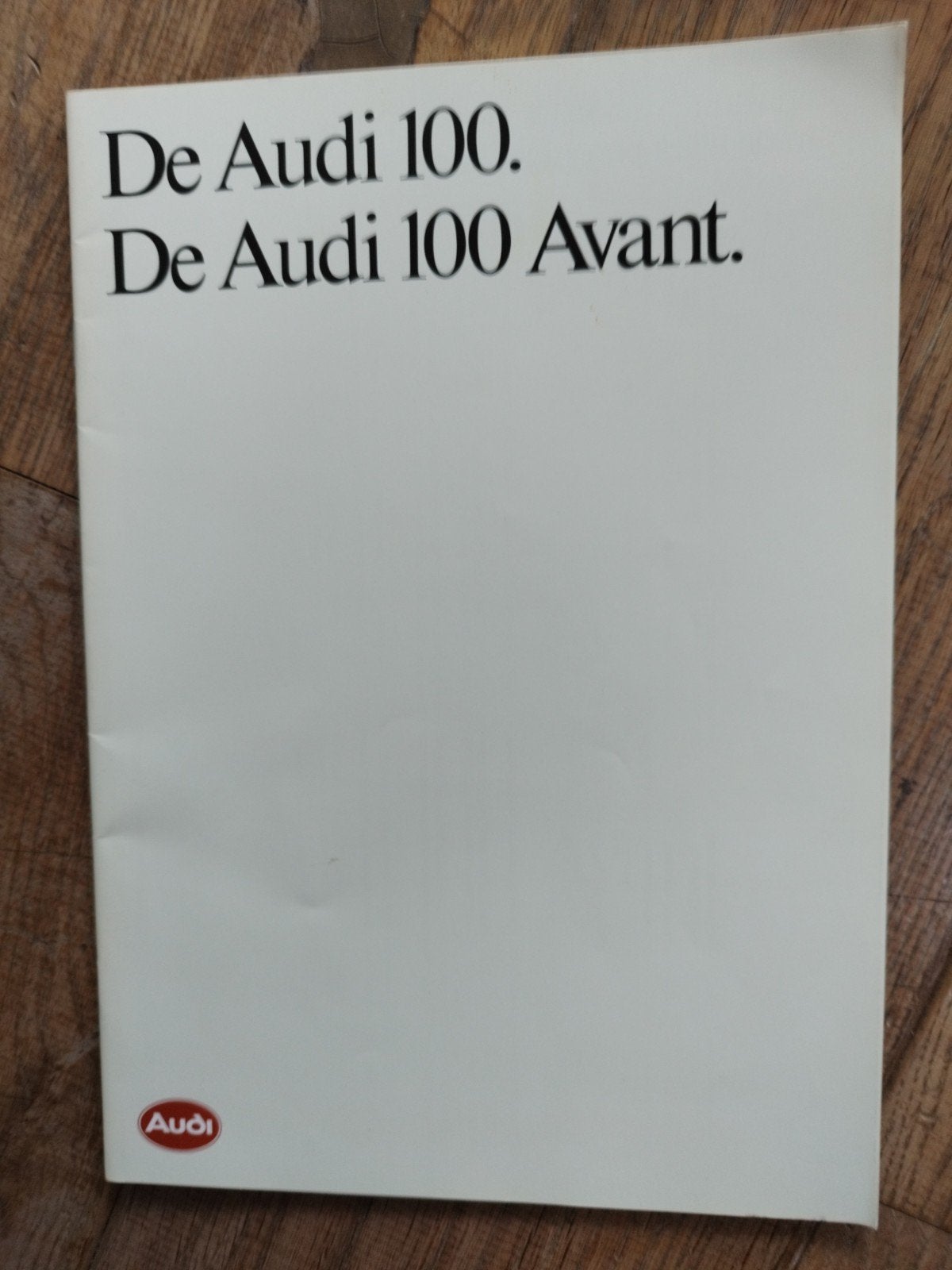 Audi 100 en Audi 100 Avant brochure uit 1987 (38 pagina's), Gelezen, Ophalen of Verzenden, Audi, Audi