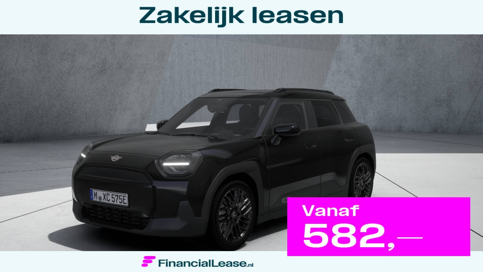 MINI Aceman E / Blackyard / 18" Night Flash Spoke grey, Stof, Zwart, Zwart, Aceman