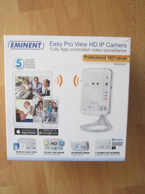 Eminent beveiliging IP camera, Audio, Tv en Foto, Videobewaking, Ophalen of Verzenden, Zo goed als nieuw