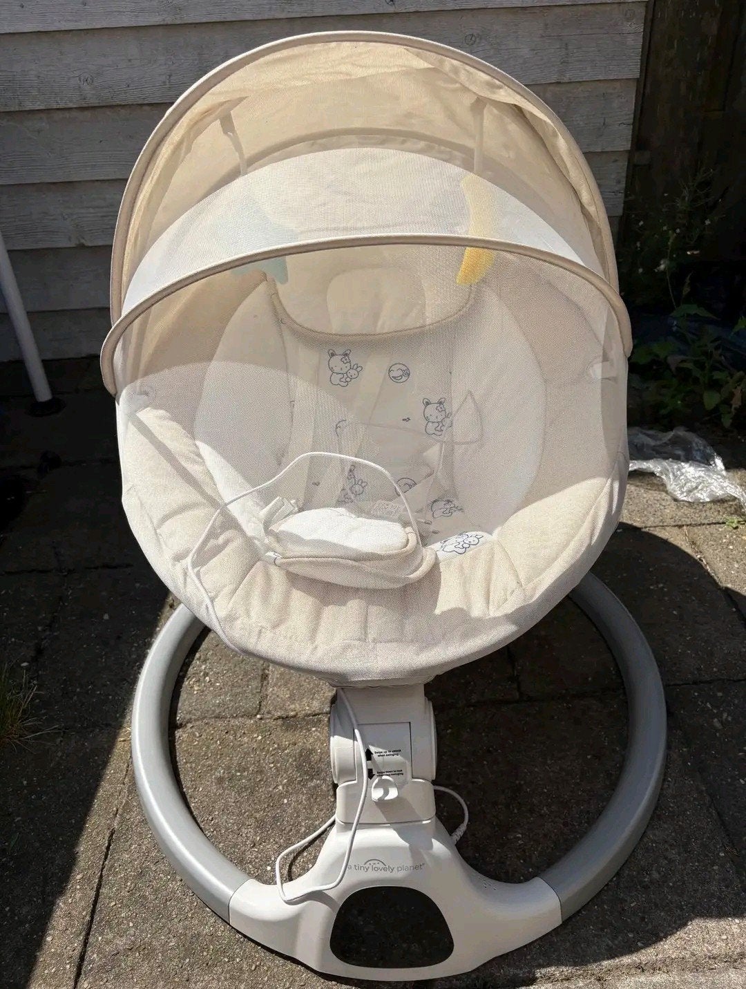 Elektronische schommelstoel baby, Schommelstoel, Nieuw, Met gordel(s) of riempje(s), Ophalen