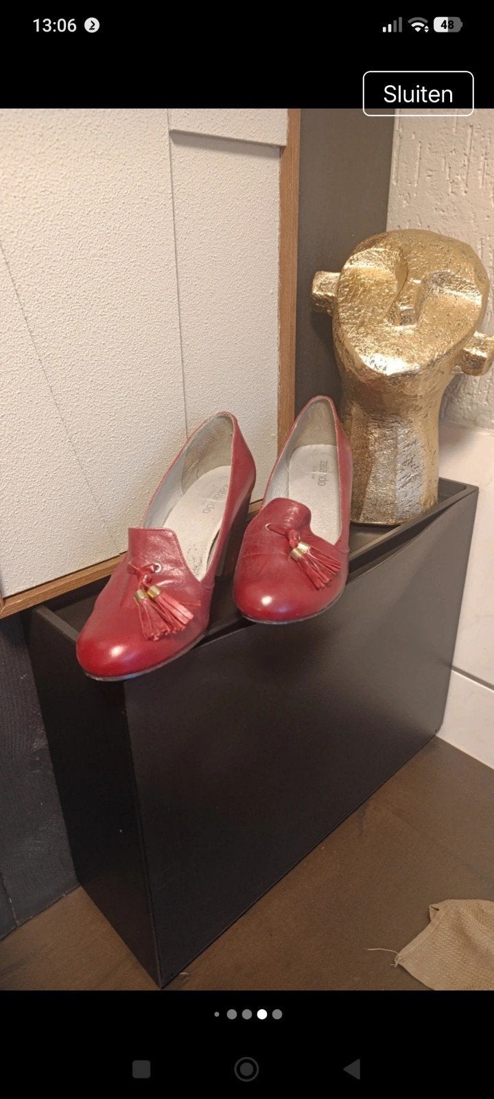 Zalando Collection rode pumps met kwastjes, 42, Ophalen of Verzenden, Gedragen, Rood