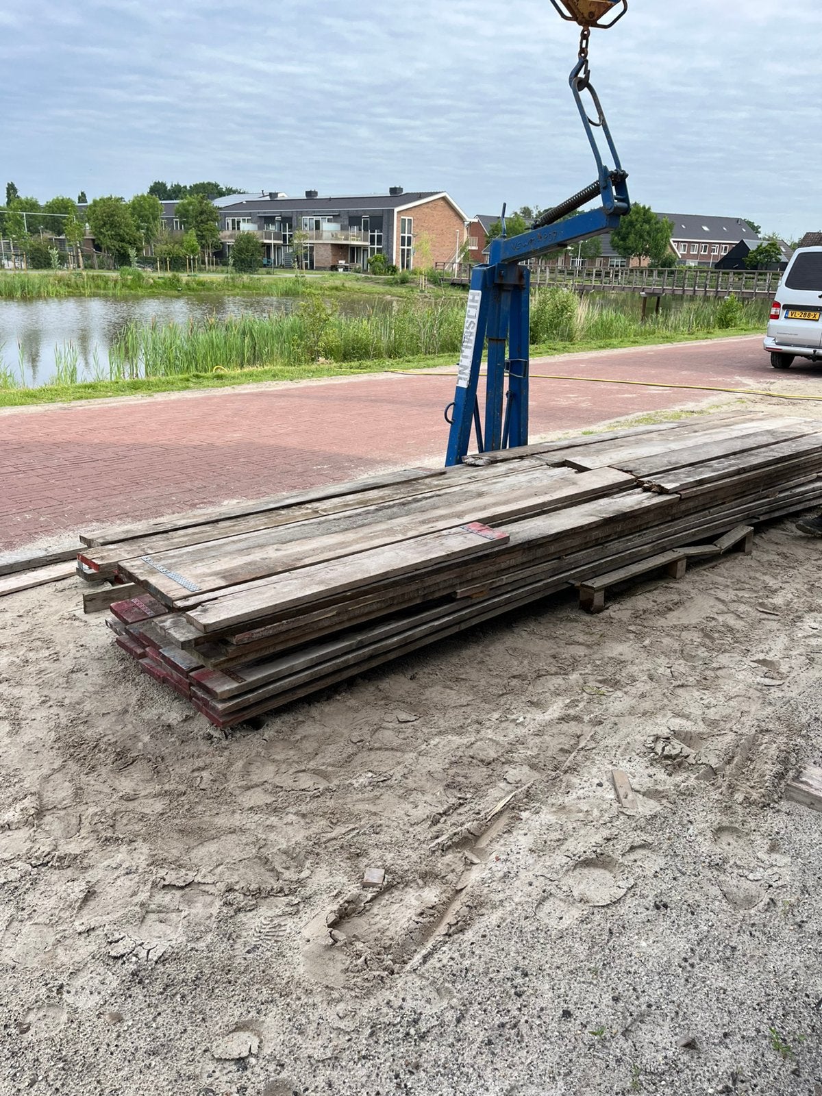 Steigerplanken, Doe-het-zelf en Verbouw, Gereedschap | Overige machines, Ophalen of Verzenden, Zo goed als nieuw
