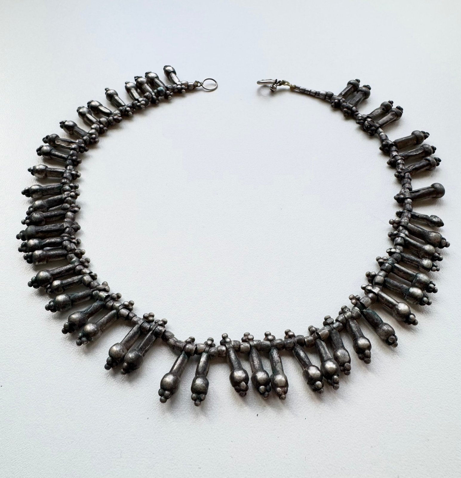 Vintage Ethiopische ketting, Ophalen of Verzenden, Zilver