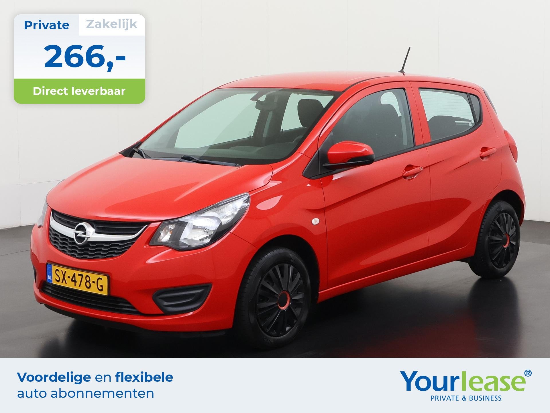 Opel KARL 1.0 ecoFLEX Edition | All-in 266,- Private Lease |, Voorwielaandrijving, Stof, Gebruikt, Euro 6
