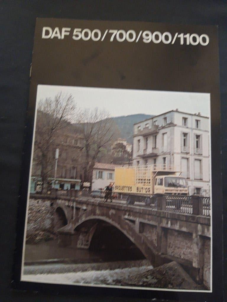 folder DAF 500 / 700 / 900 / 1100 '79 - Club van 4 cab - NL, Ophalen of Verzenden, Zo goed als nieuw, Overige merken, DAF Trucks
