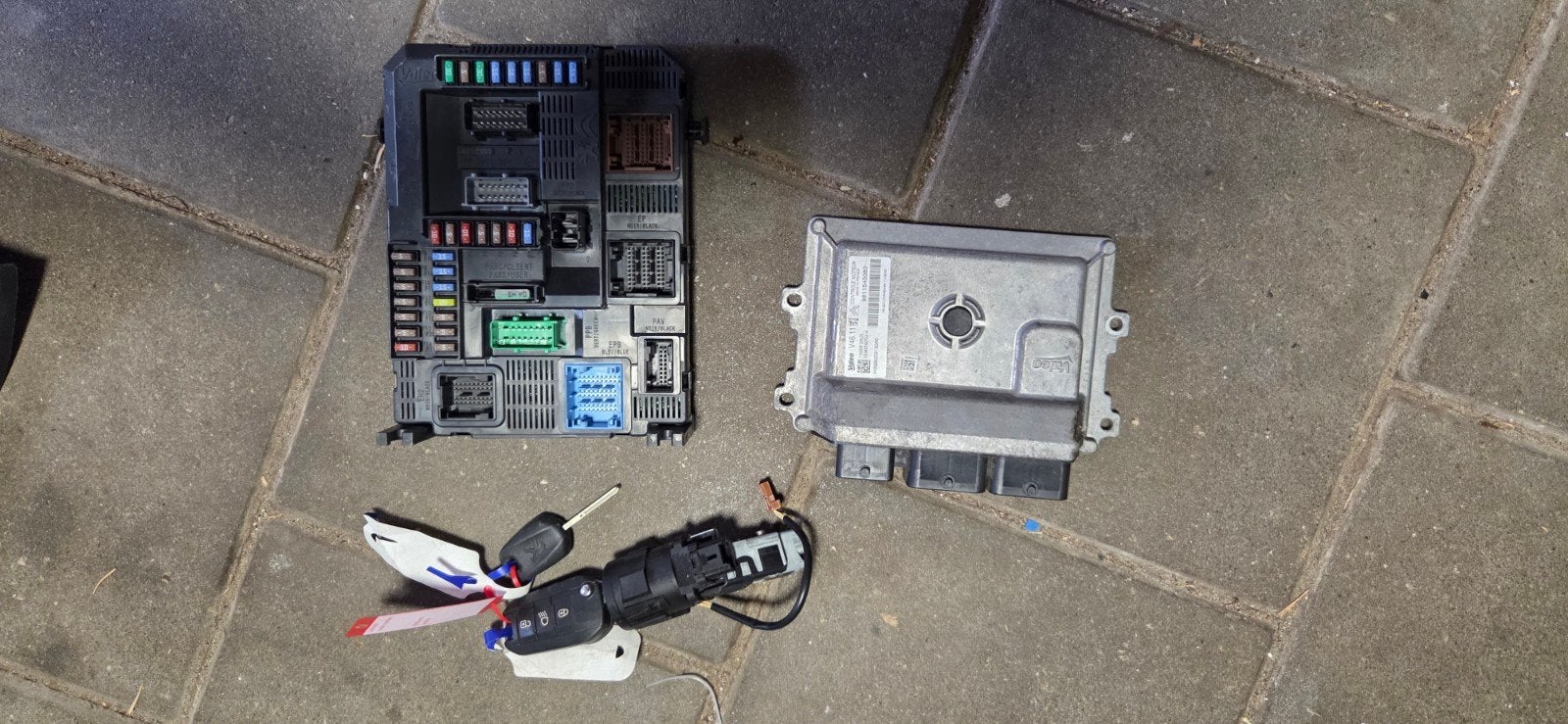 ECU Motorregelapparaat Set Peugeot 9811545080, Ophalen of Verzenden, Gebruikt, Citroën