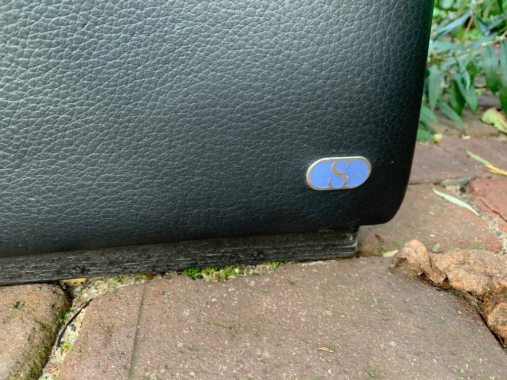 2 Desede DS55 zwart leer neckleder fauteuils, Ophalen, 75 tot 100 cm, Leer, Zo goed als nieuw