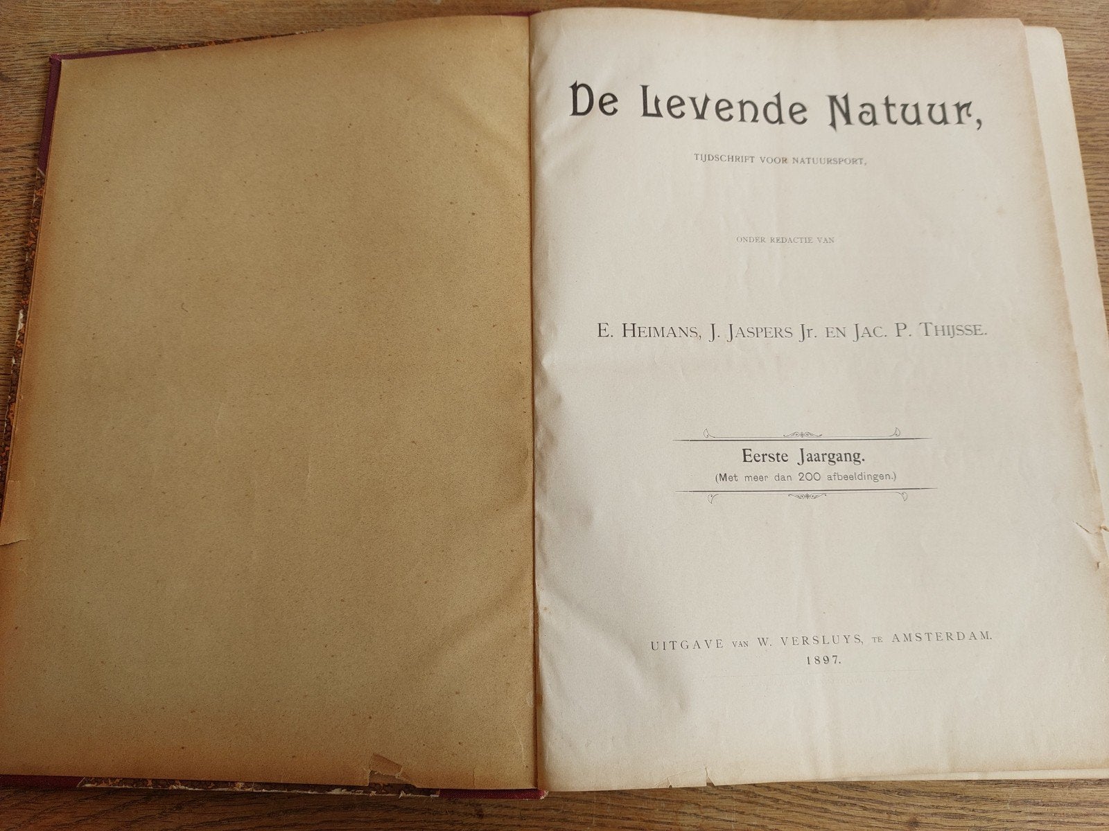 De levende natuur, tijdschrift voor natuursport, Boeken, Natuur, Ophalen of Verzenden, Natuur algemeen, Onbekend, Gelezen