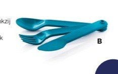 Tupperware bestek on-the-go, nieuw, Blauw, Overige typen, Nieuw, Ophalen of Verzenden