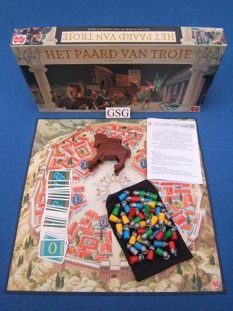 Het paard van Troje nr. 481-02, Hobby en Vrije tijd, Gezelschapsspellen | Bordspellen, Ophalen, Zo goed als nieuw