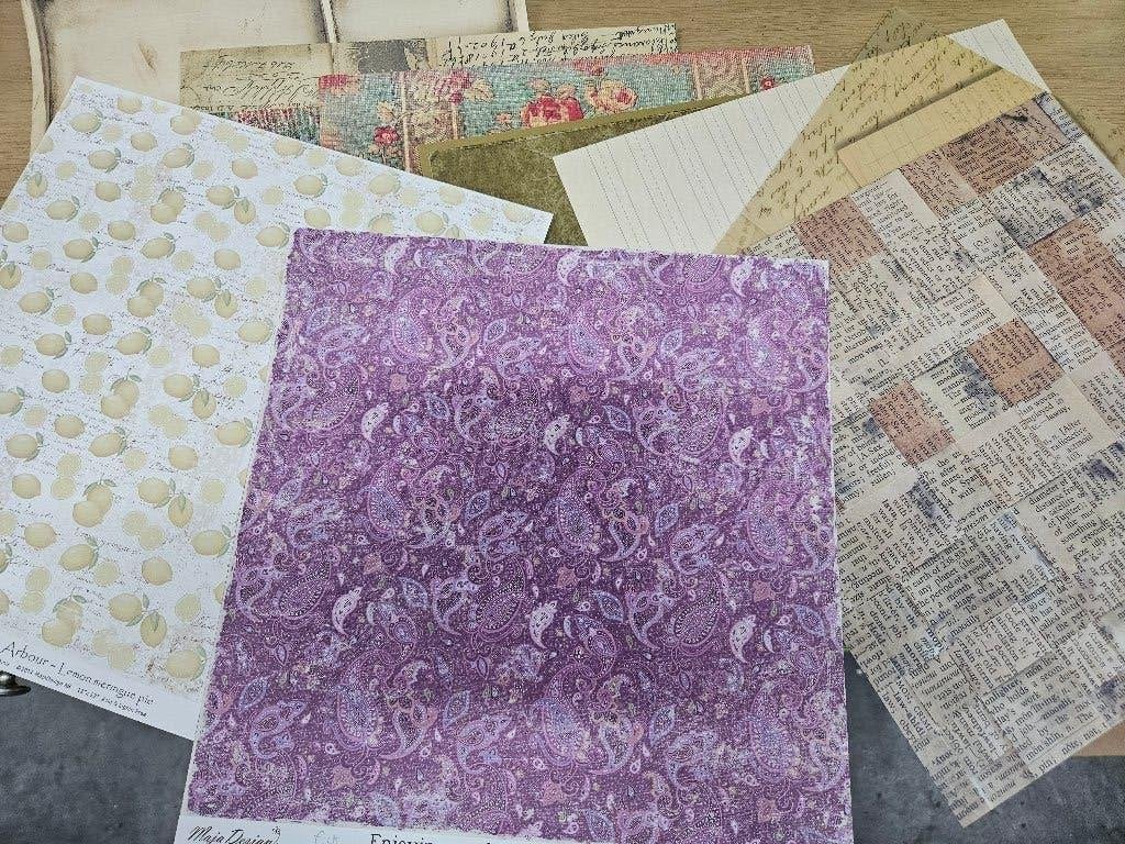 Pizzadoos vol scrappapier, Ophalen of Verzenden, Nieuw, Papier of Karton, Overige merken