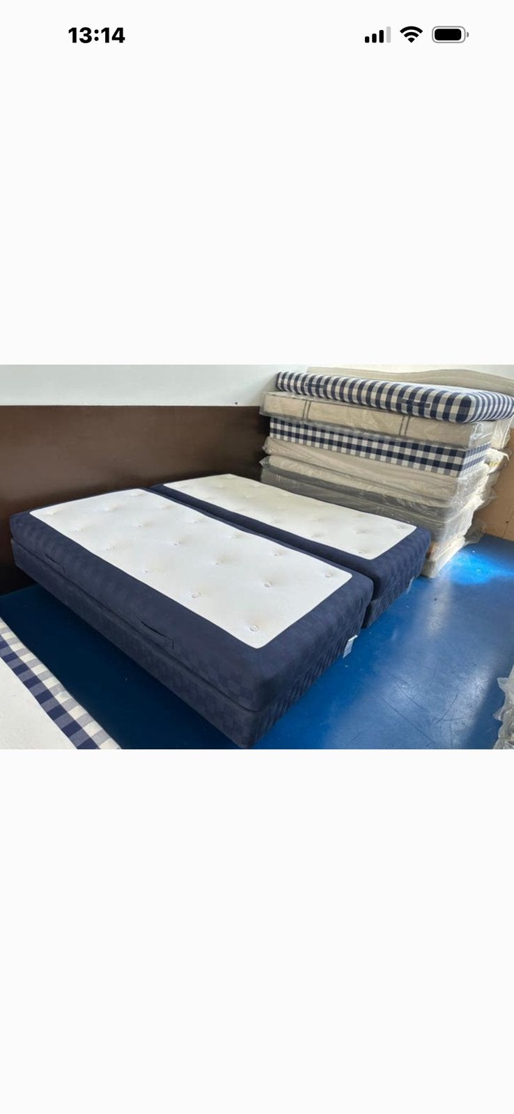 Gebruikte Hästens Elektrische Boxspring 210x210, Ophalen of Verzenden