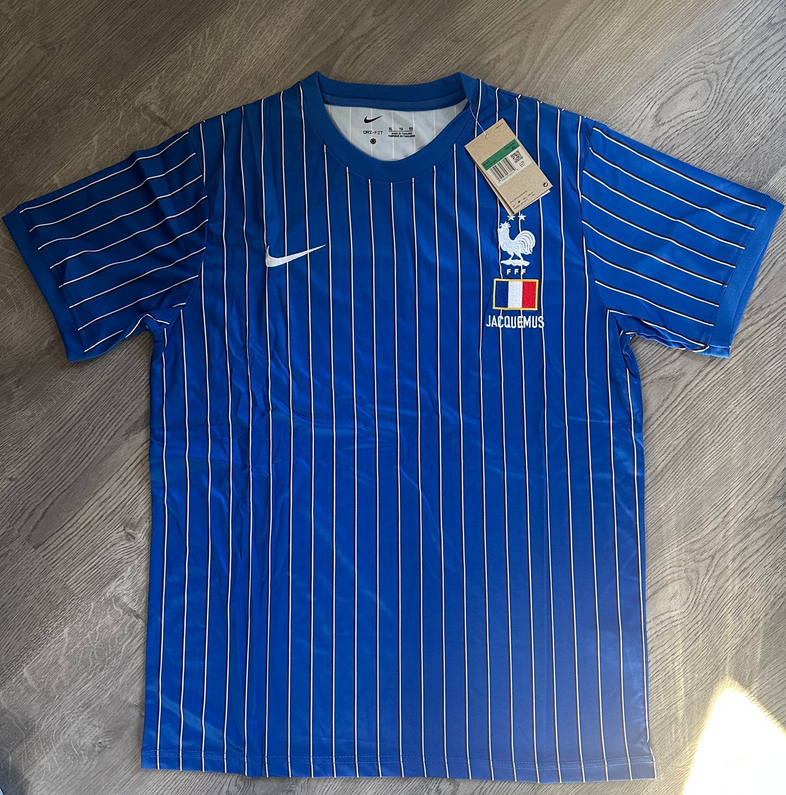 Nike x Jacquemus x France Pre Match maat XL extra large, Maat XL, Verzenden, Nieuw, Shirt