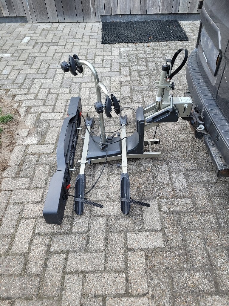 Fietsdrager met lift Twinny Load, Auto diversen, Fietsendragers, Ophalen, Gebruikt, Elektrische fiets, 2 fietsen