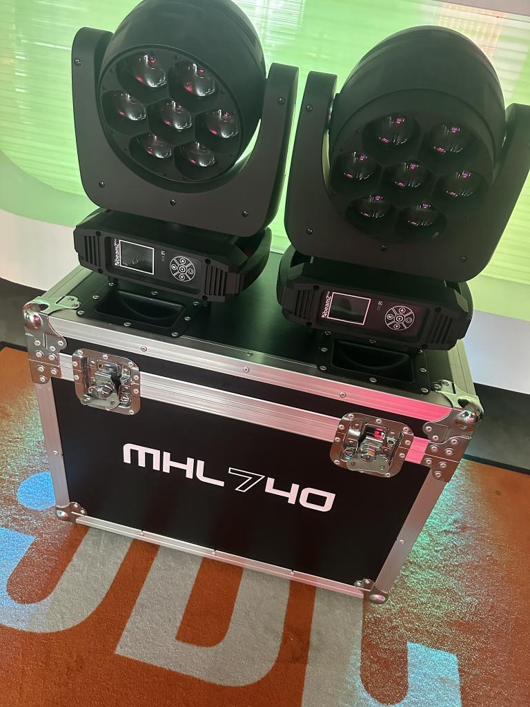 7X40 watt led zoom pixel wash movinghead set in case, Ophalen, Nieuw, Licht, Geluidgestuurd