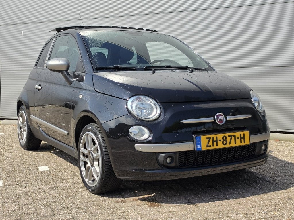 Fiat 500 1.4-16V Lounge 101pk Pano/Airco ✅, Auto's, Euro 5, 101 pk, Gebruikt, 31 €/maand