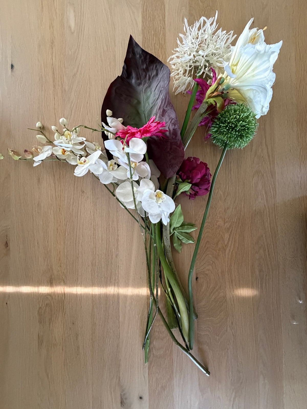 Diverse kunstbloemen en -takken in één koop, Ophalen, Binnen, Gebruikt, Kunstbloem