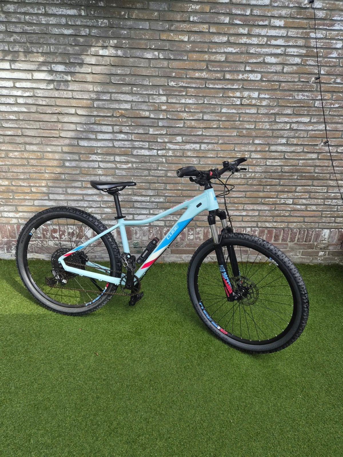 Cube Mountainbike, 10 tot 15 versnellingen, Minder dan 47 cm, Schijfrem, Ophalen