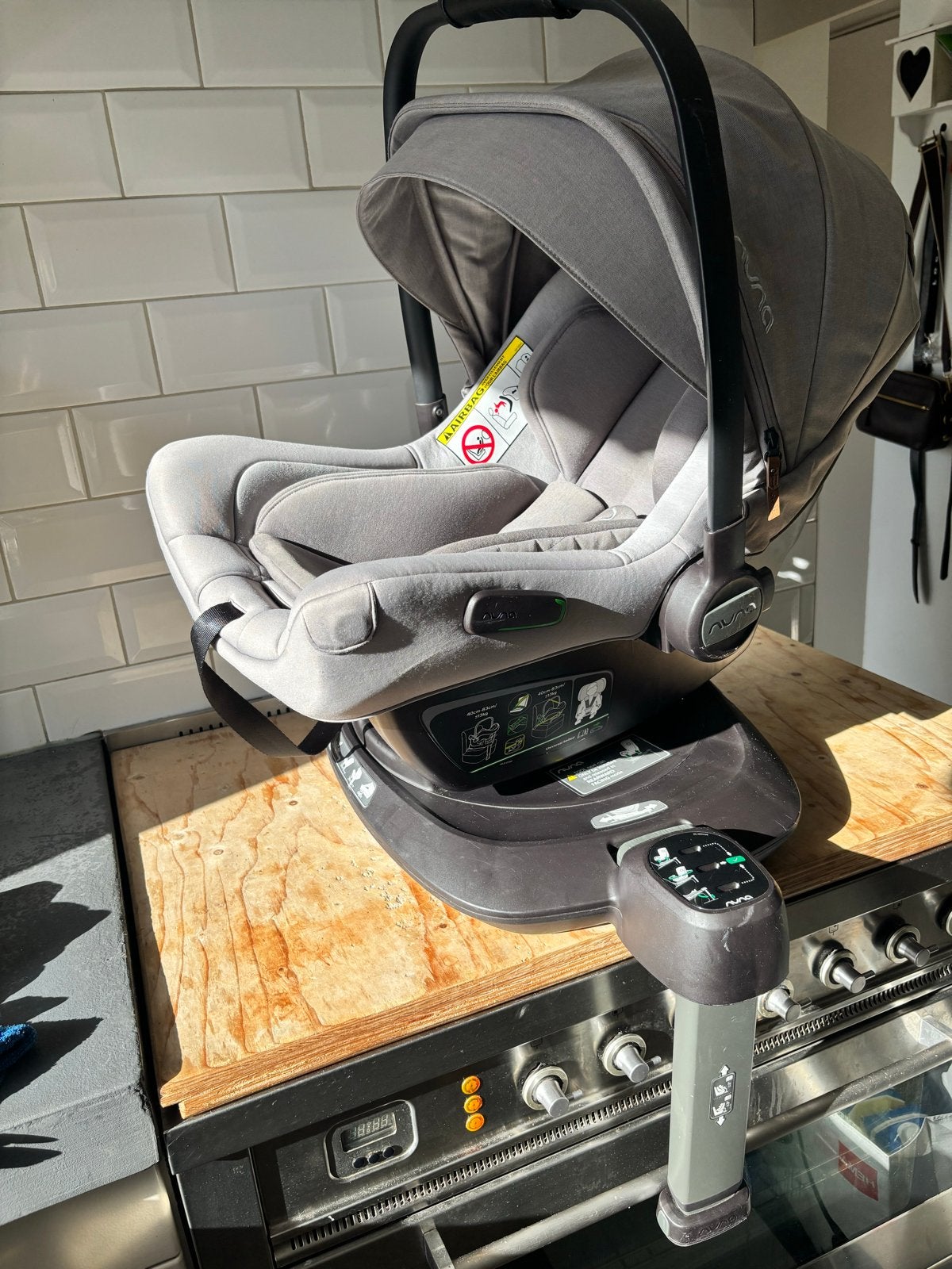 Nuna Pipa Next autostoel met Isofix Base, Kinderen en Baby's, Zijbescherming, Zo goed als nieuw, Isofix, 0 t/m 13 kg