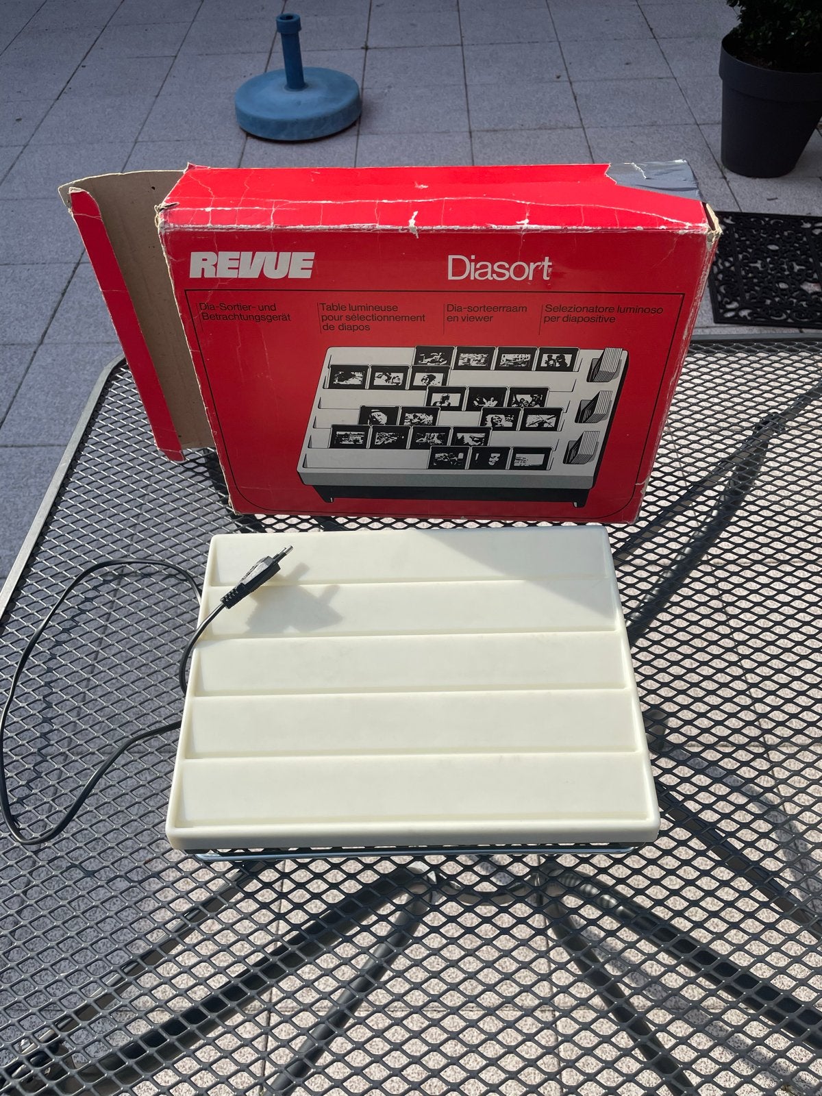 Revue Diasort Lichtbak voor Dia's - Vintage, Ophalen of Verzenden, Gebruikt, Overige merken, Overig typen