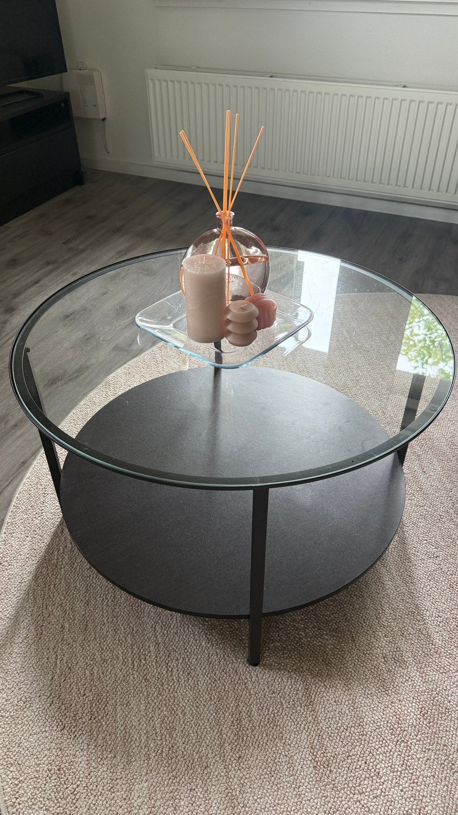Ronde Salontafel 75 cm, Huis en Inrichting, Tafels | Salontafels, Ophalen, Gebruikt, 50 tot 100 cm, Rond