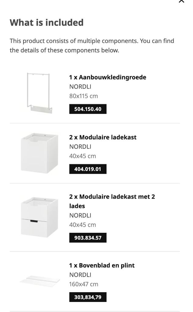 ikea wardrobe, Huis en Inrichting, Kasten | Kledingkasten, Ophalen, 150 tot 200 cm, Zo goed als nieuw, Met lade(s)