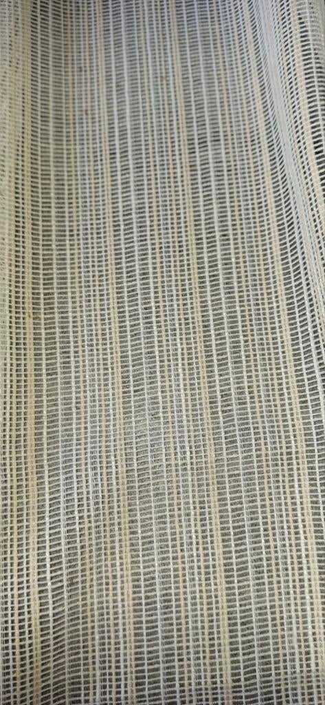 Jaren '70 Grote mazen Vitrage Gordijnen - In Between, Huis en Inrichting, 100 tot 150 cm, Vintage, Ophalen of Verzenden, Zo goed als nieuw