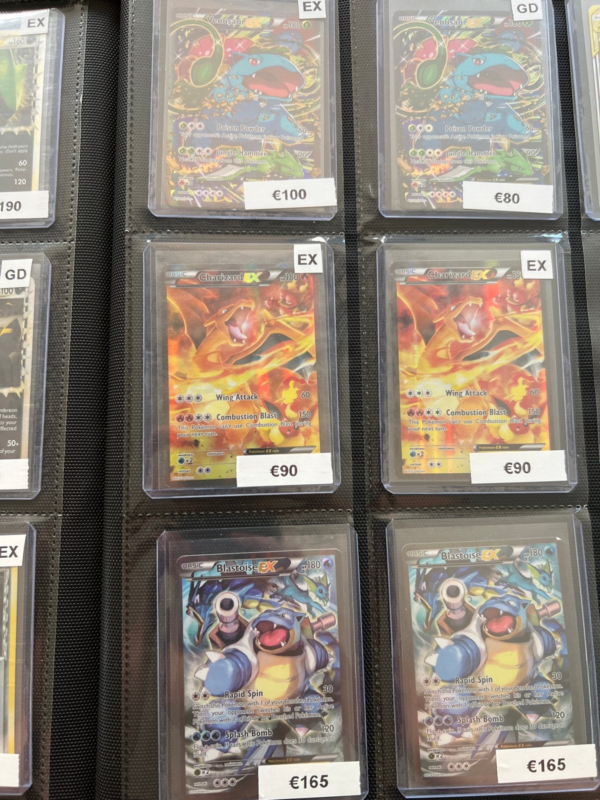Venusaur Ex, Charizard Ex, Blastoise Ex, Hobby en Vrije tijd, Verzamelkaartspellen | Pokémon, Ophalen of Verzenden