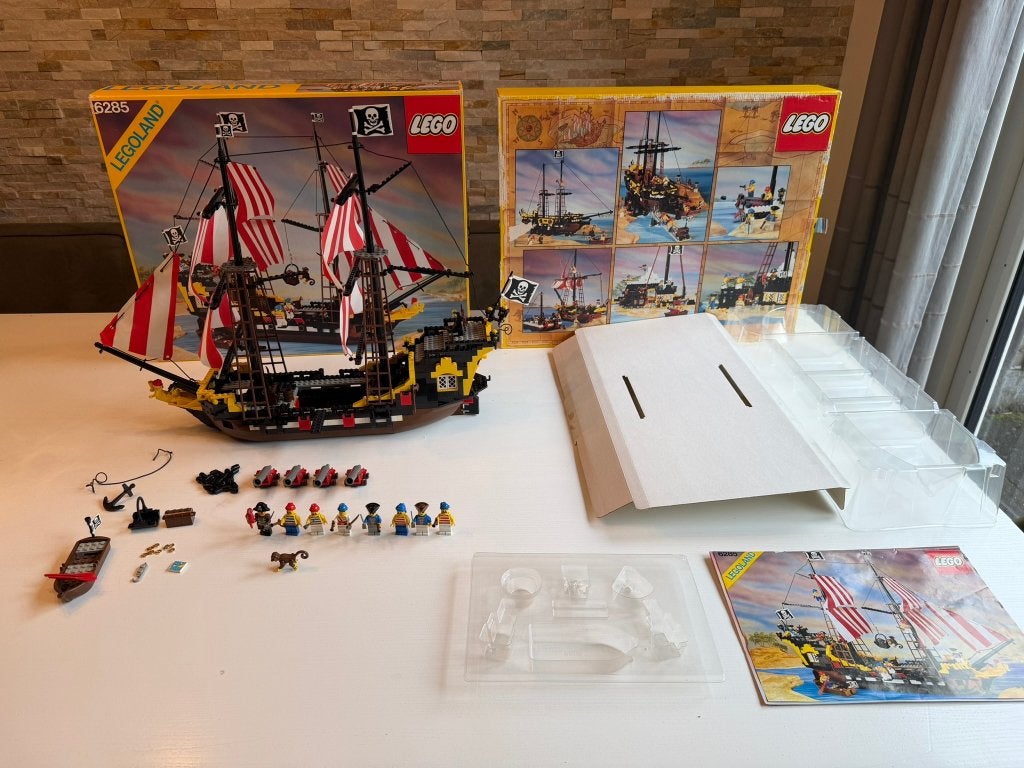 Legoset 6285 Black seas barracuda met doos, Ophalen, Gebruikt, Lego, Inclusief accessoires