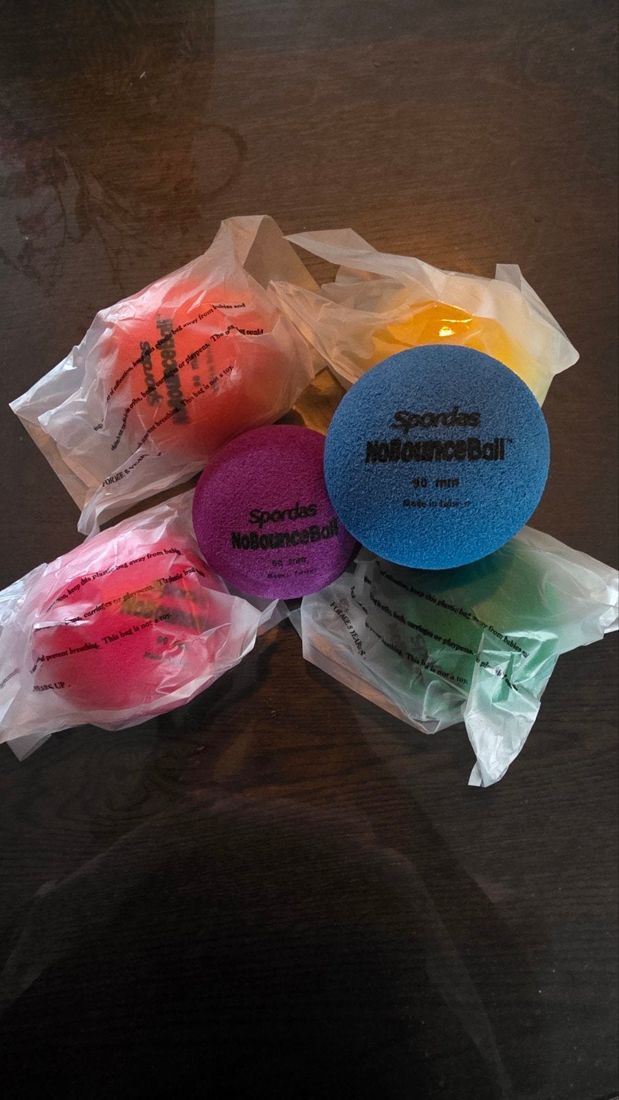 Set van 5 Spordas NoBounceBall 90 mm (nieuw), Ophalen of Verzenden
