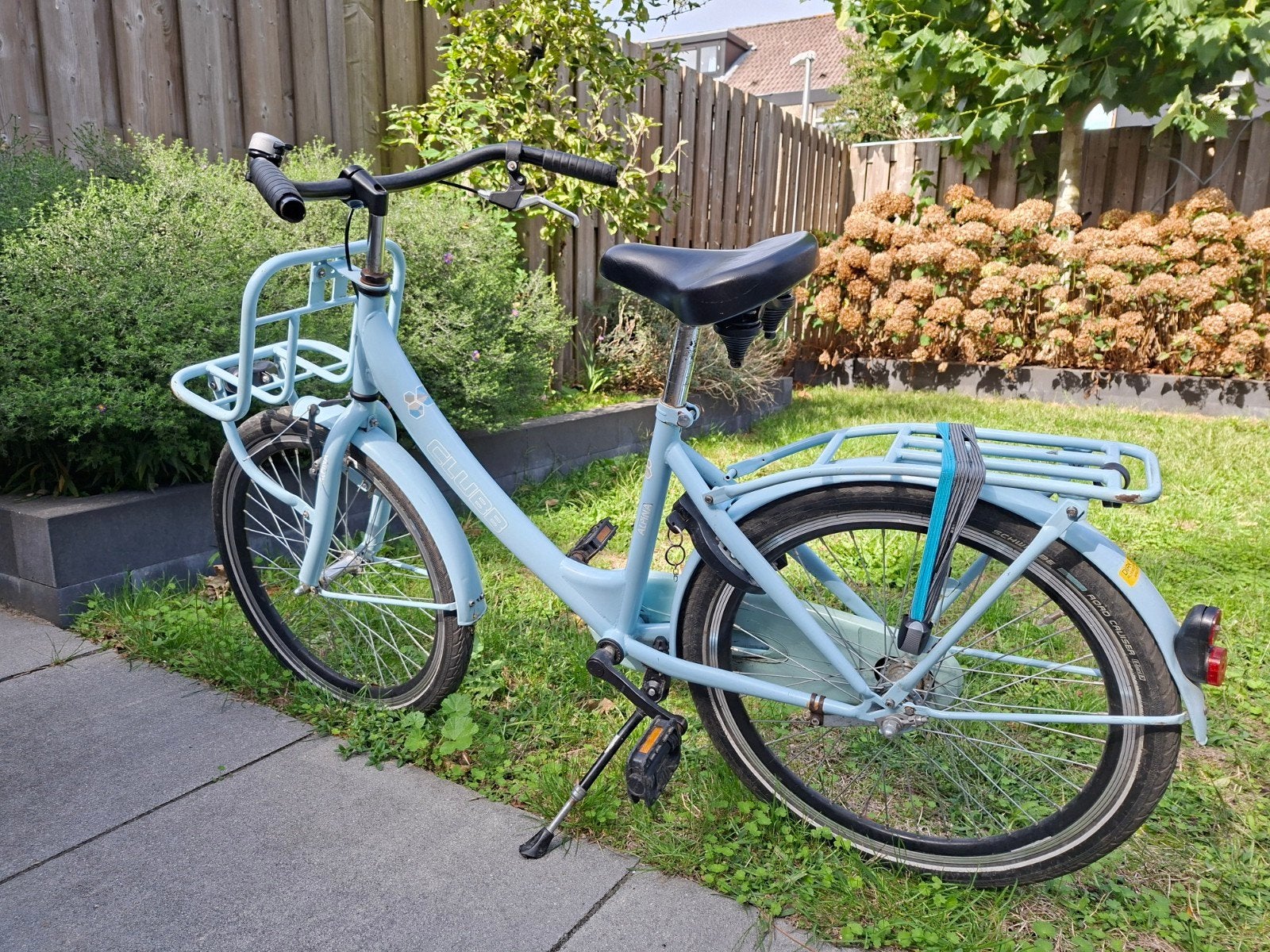 Alpina Clubb Meisjesfiets 22 inch - Lichtblauw, Ophalen, 22 inch, Gebruikt, Velgrem
