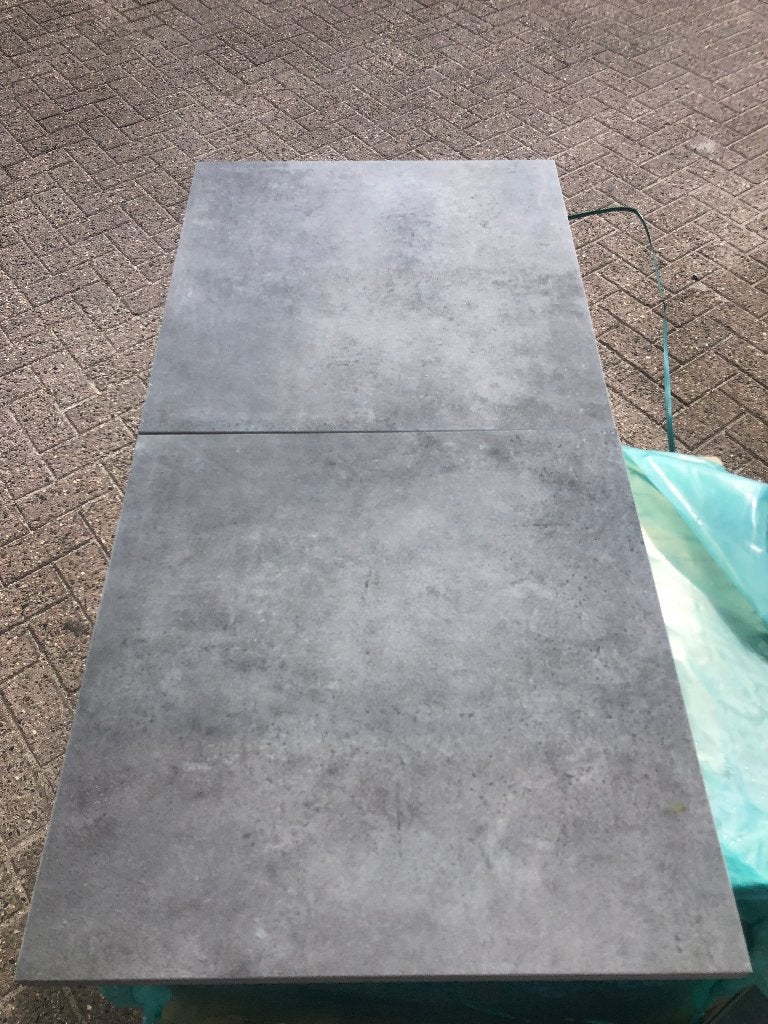 keramische terrastegels antraciet nuance 60x60x3 cm actie, Keramiek, Nieuw, Ophalen of Verzenden, 10 m² of meer