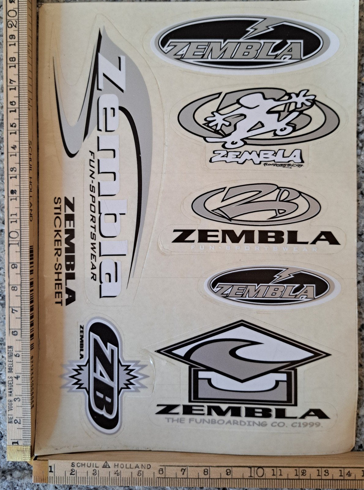 New old stock motor accessoires motor stickervel ZEMBLA, Ophalen of Verzenden, Zo goed als nieuw, Auto of Motor