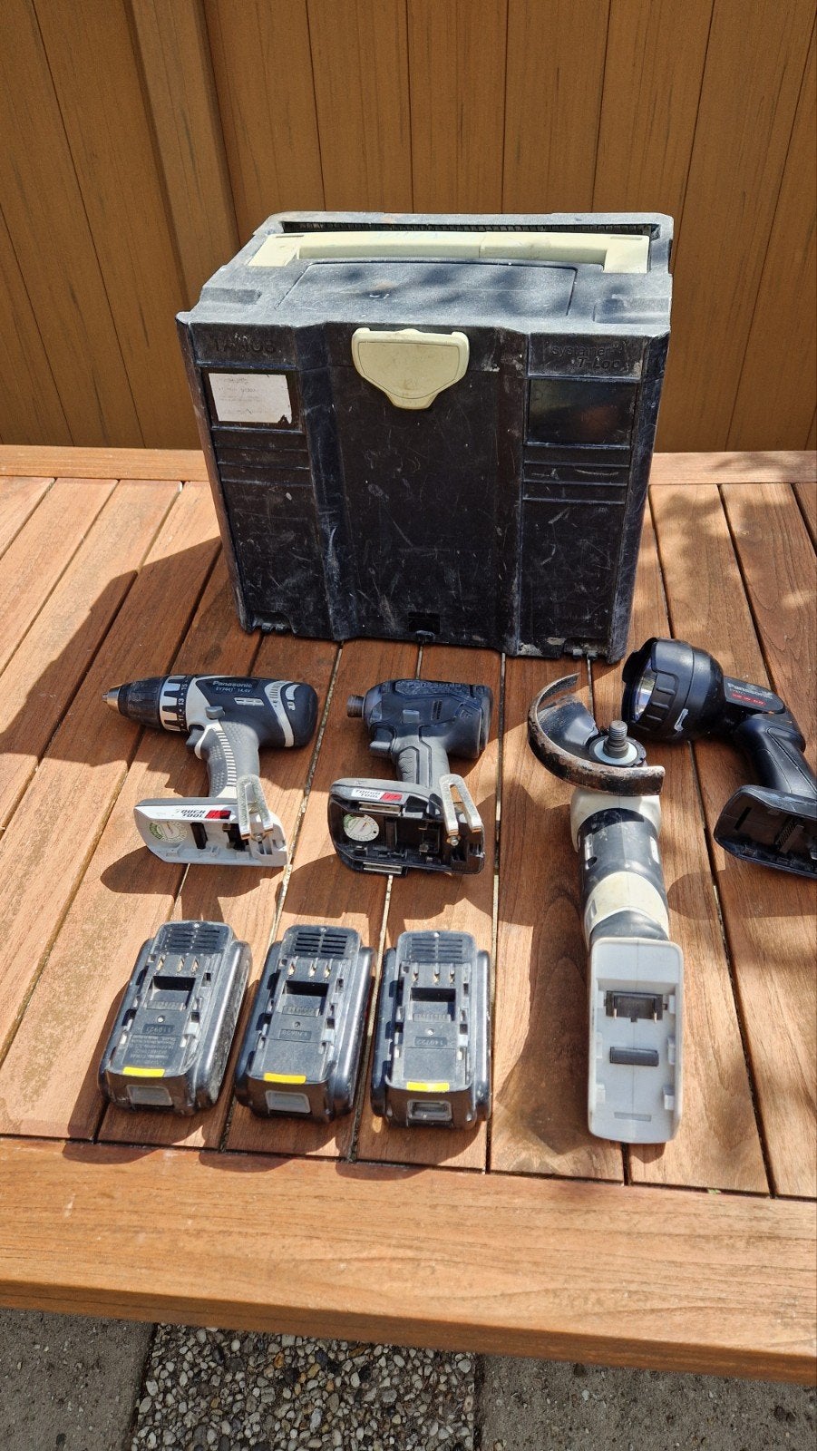 PANASONIC set in Tanos kist, Ophalen, Gebruikt, Boormachine