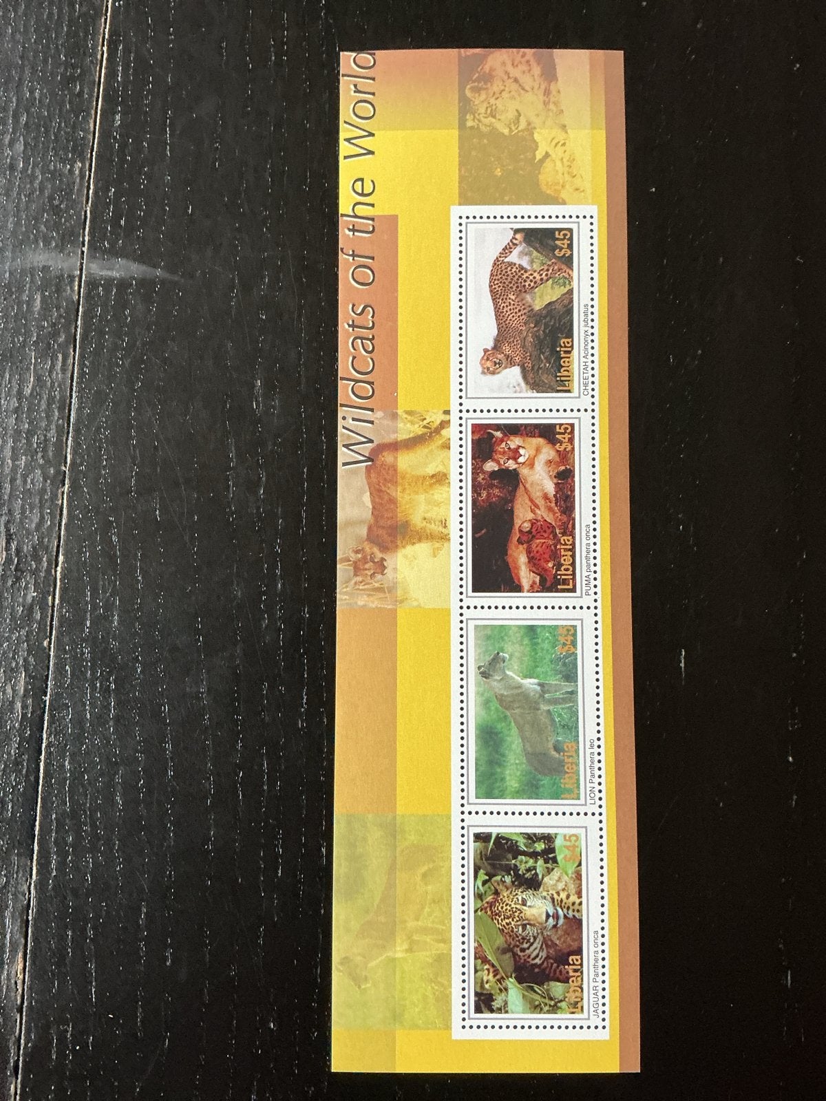Liberia Postzegels 'Wildcats of the World' - Dieren Thema, Ophalen of Verzenden, Postfris, Dier of Natuur